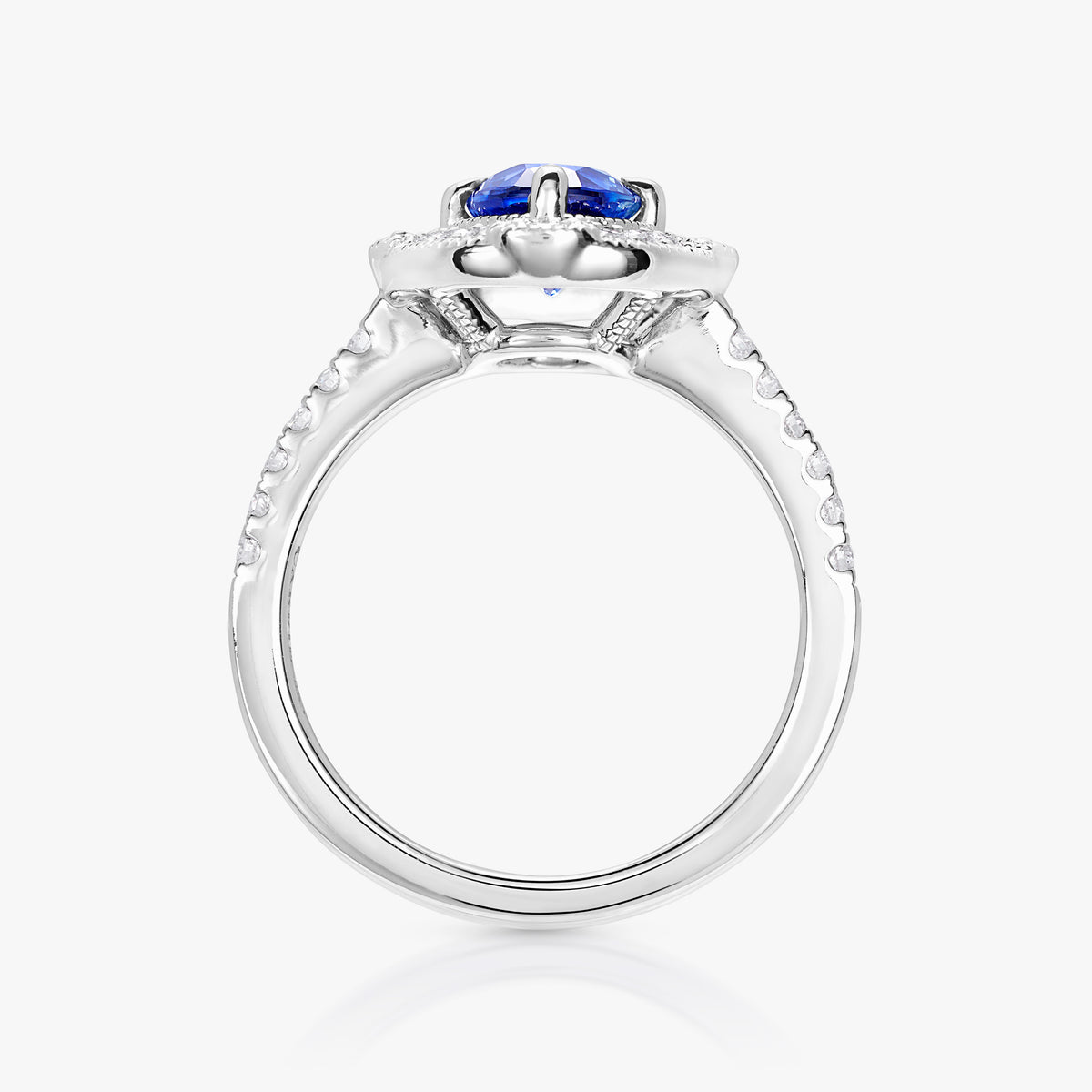1.36ct Blue Sapphire Plenitude Ring