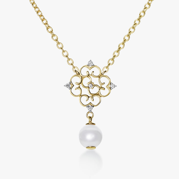Blessings Pearl Necklace (14K Gold) - Carrie K. 