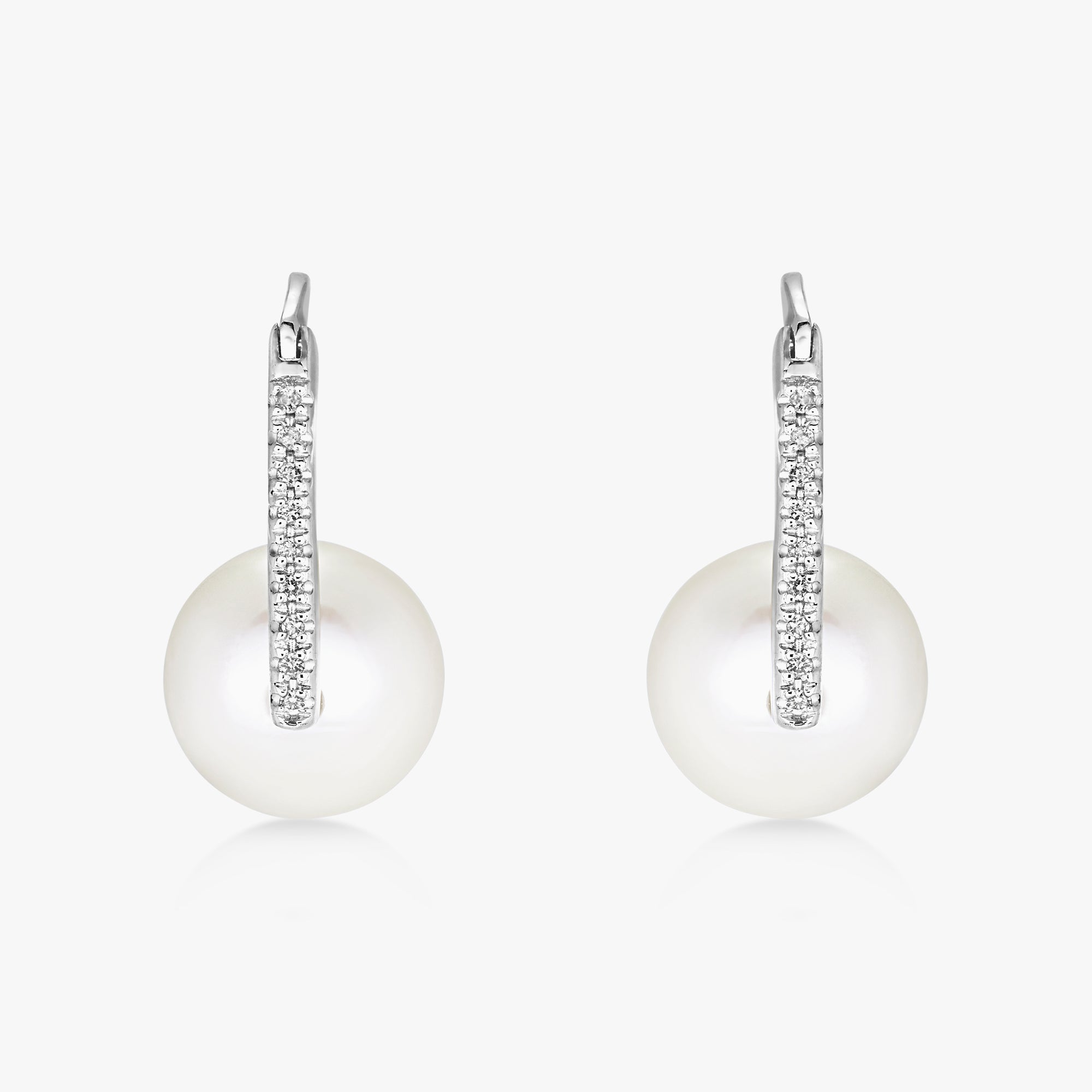 South Sea Pearl Nuovo Diamond Earrings - Carrie K. 