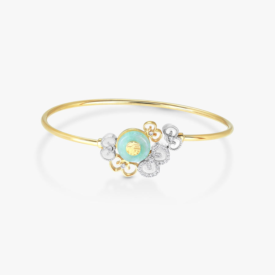 Fu Twisty Bangle (14K Gold) - Carrie K.