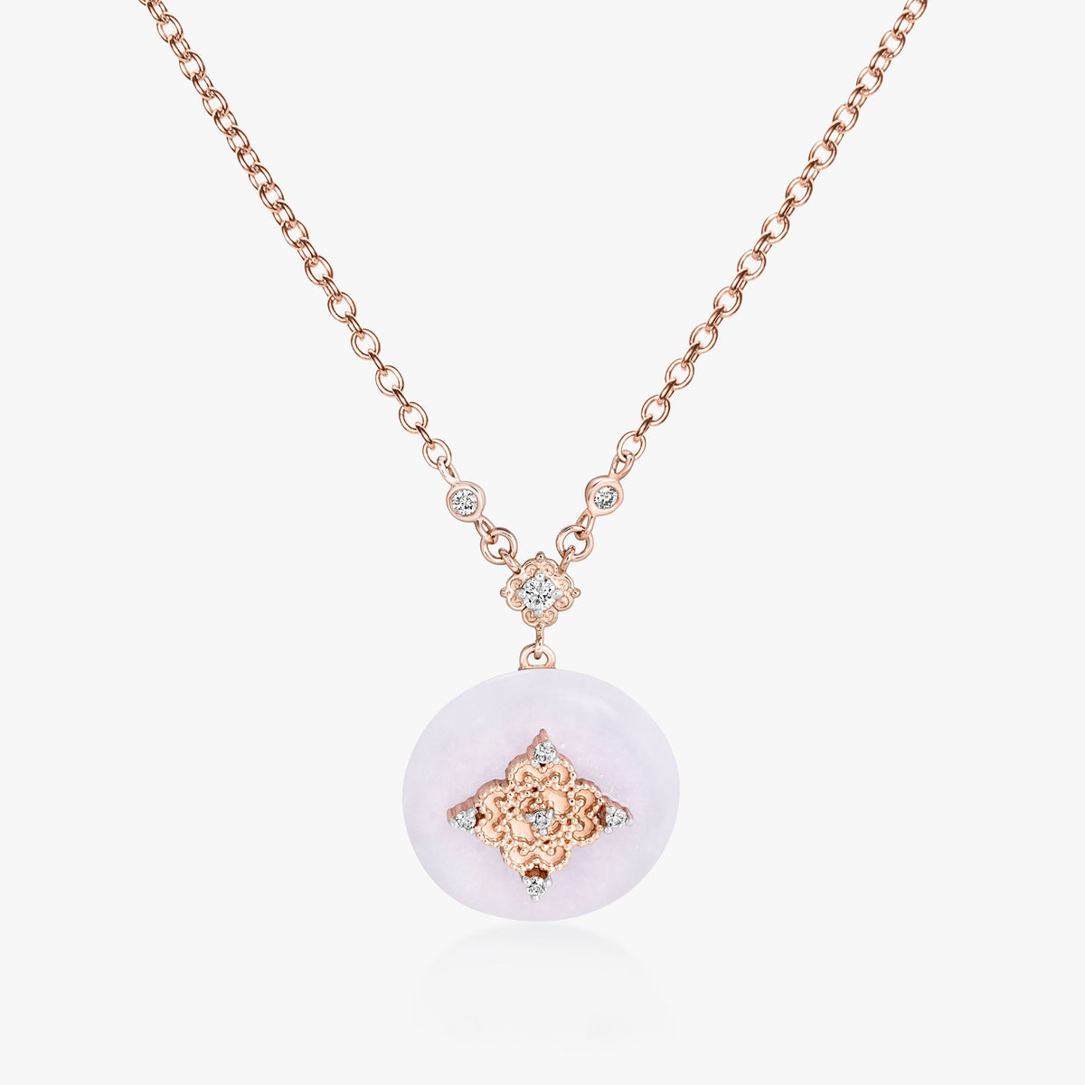 Blessings Jade Coin Necklace (14K Gold) - Carrie K.