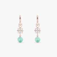 Star Mini Jade Hoop Earrings (14K Gold) - Carrie K.