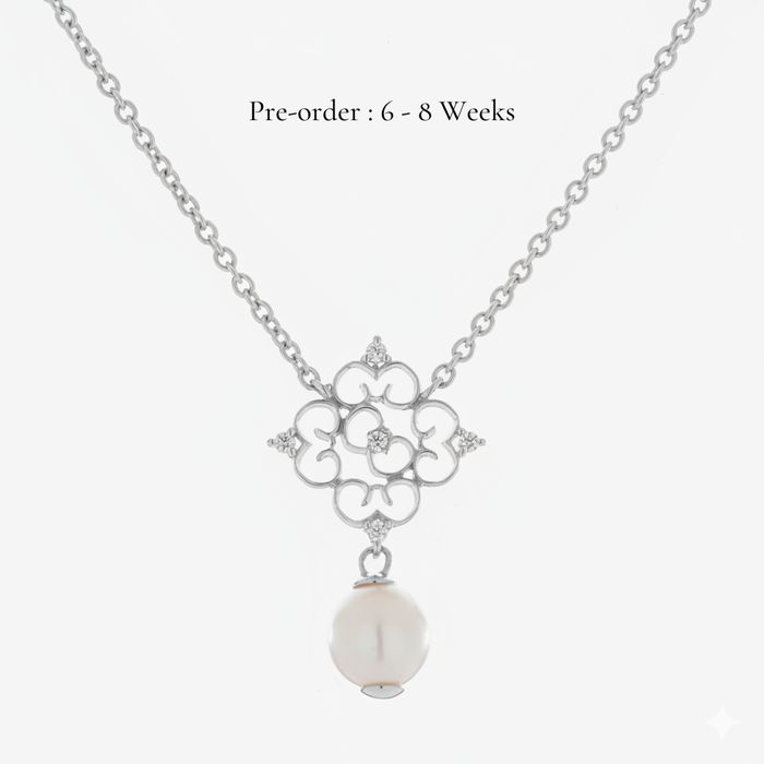 Blessings Pearl Necklace (14K Gold)