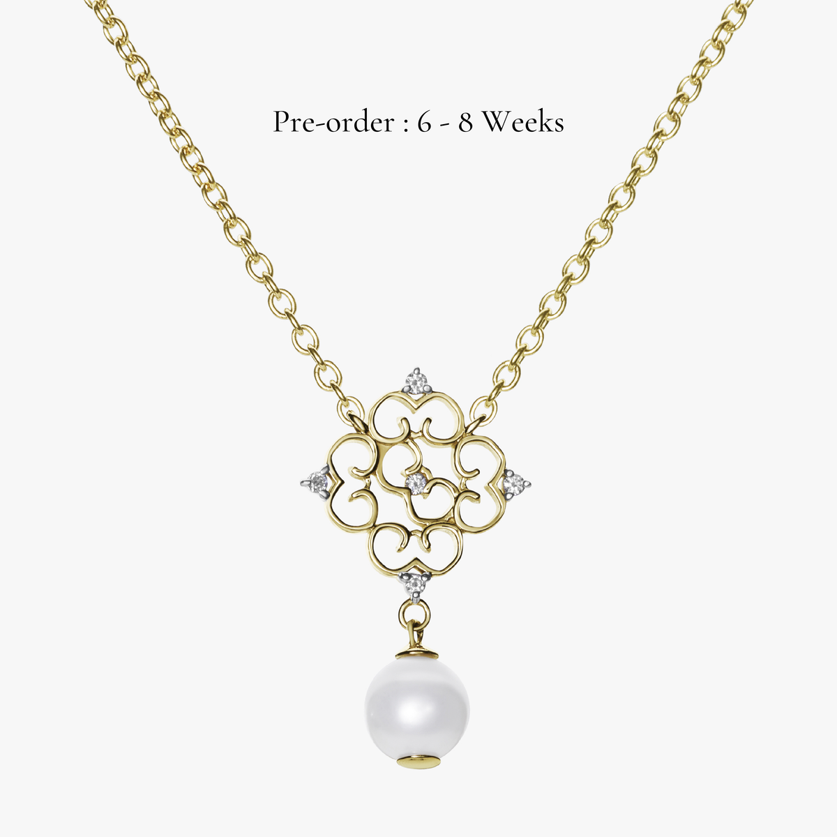 Blessings Pearl Necklace (18K Gold) - Carrie K.