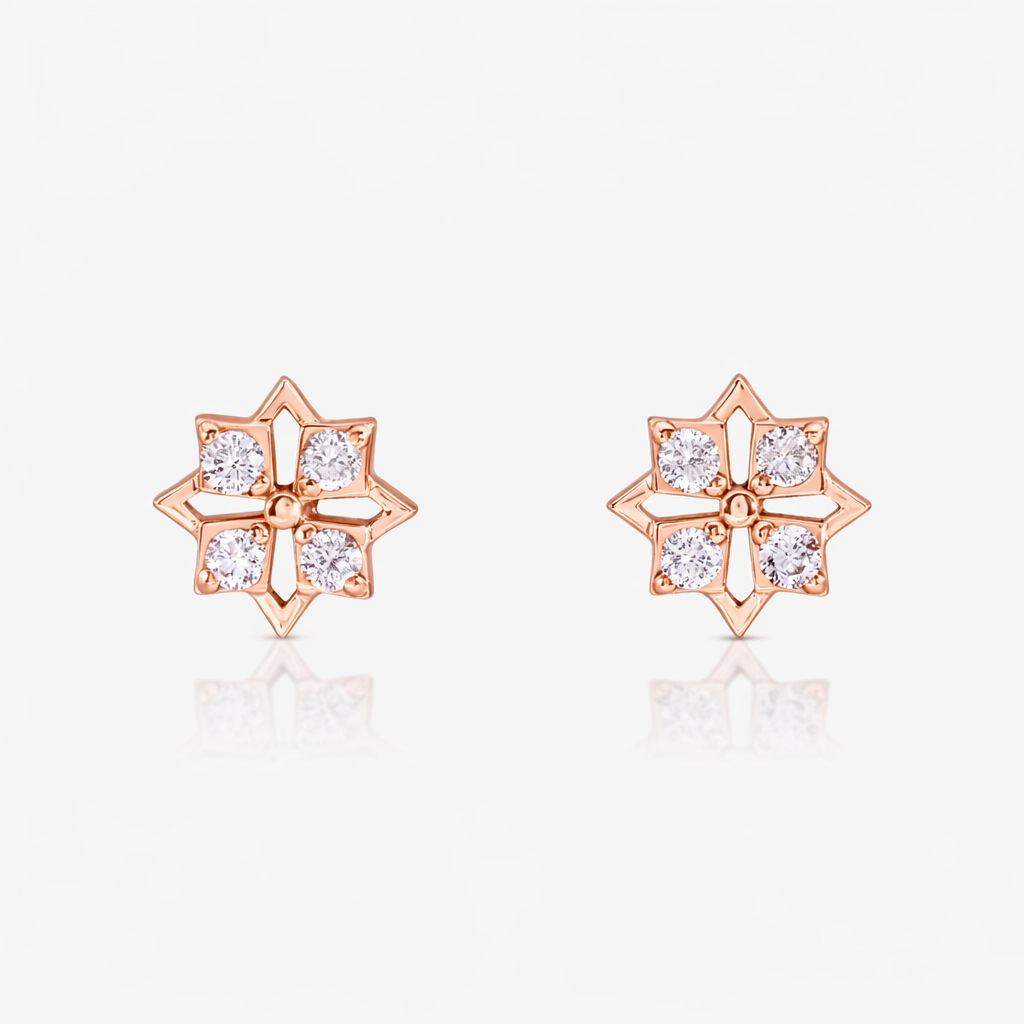 Star Mini Studs (9K Gold)