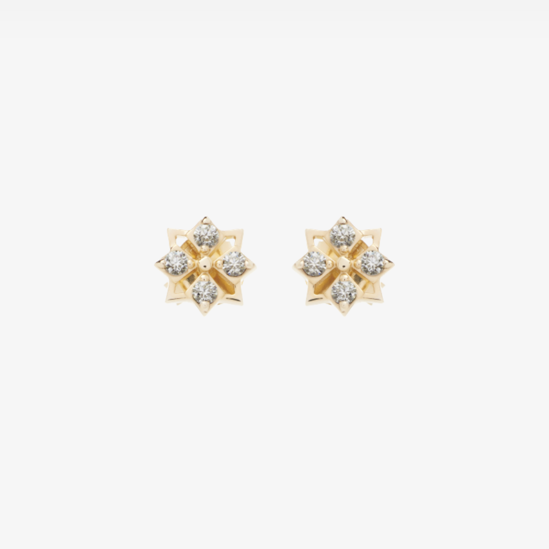 Star Mini Studs (9K Gold) - Carrie K.