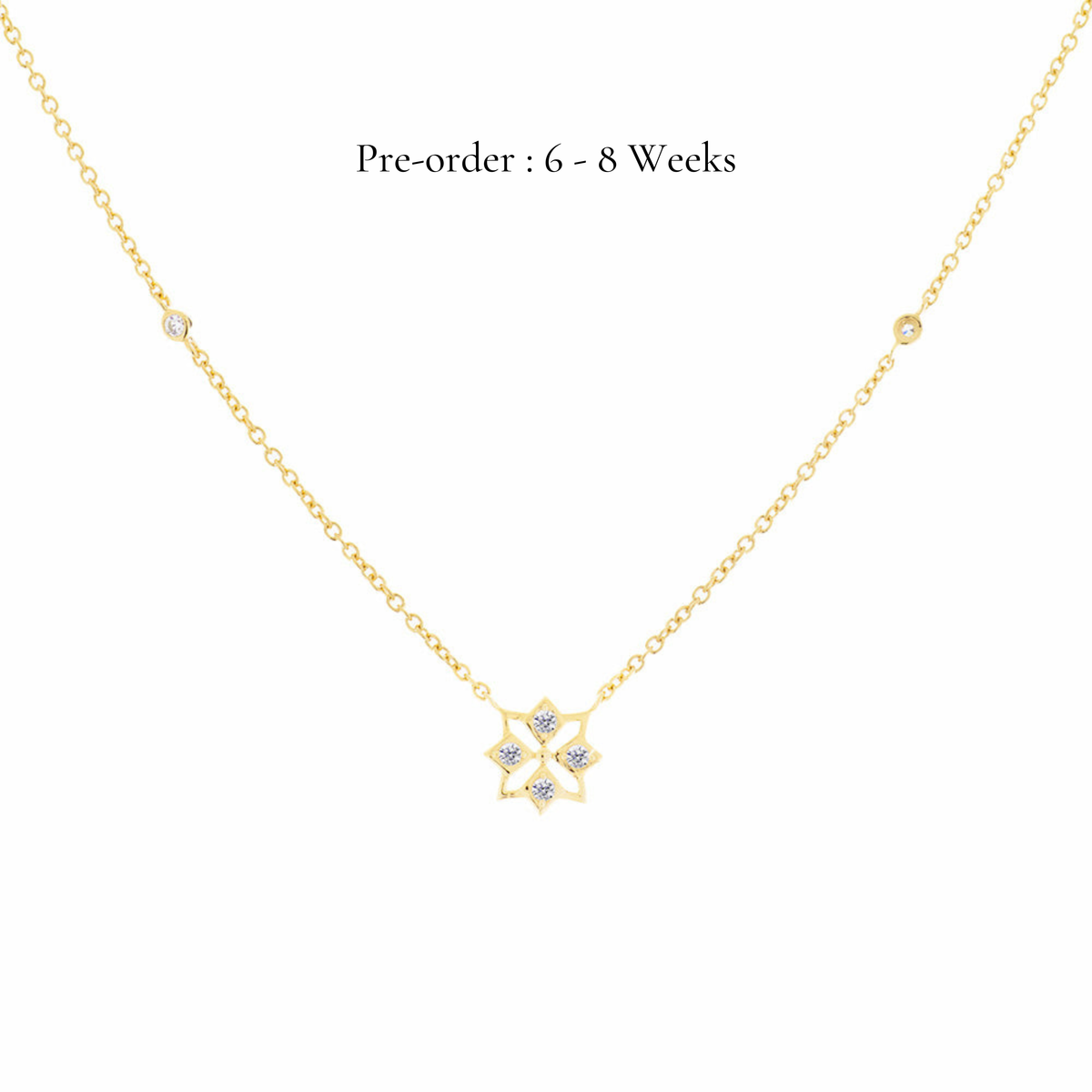 Star Mini Necklace (18K Gold) - Carrie K.