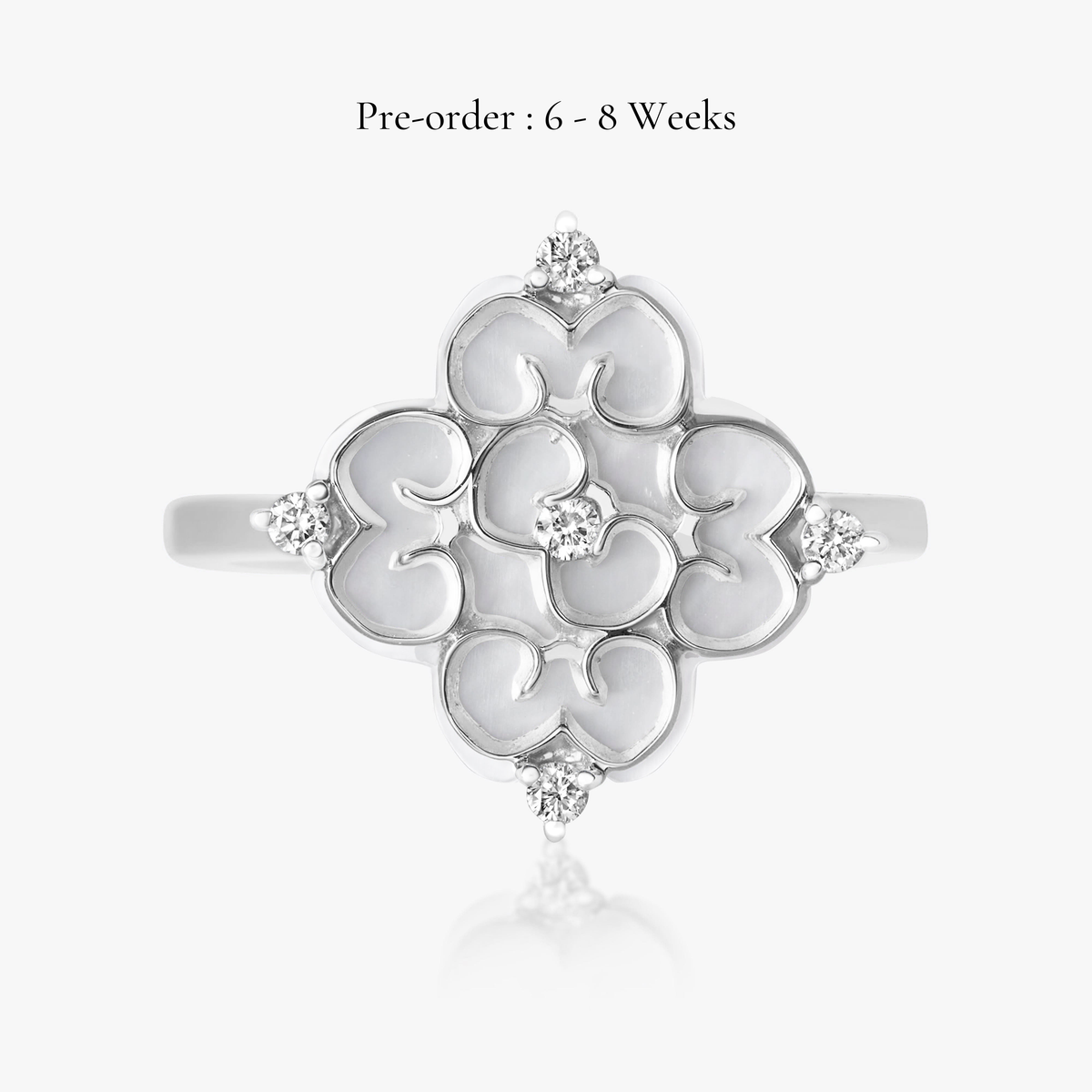 Blessings Mother of Pearl Ring (18K Gold) - Carrie K.