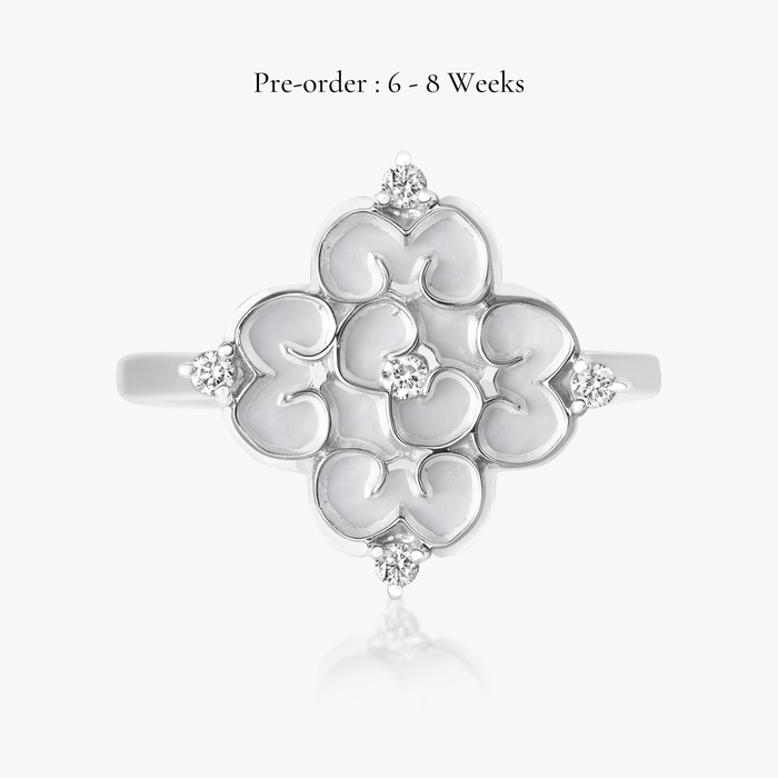 Blessings Mother of Pearl Ring (18K Gold) - Carrie K.