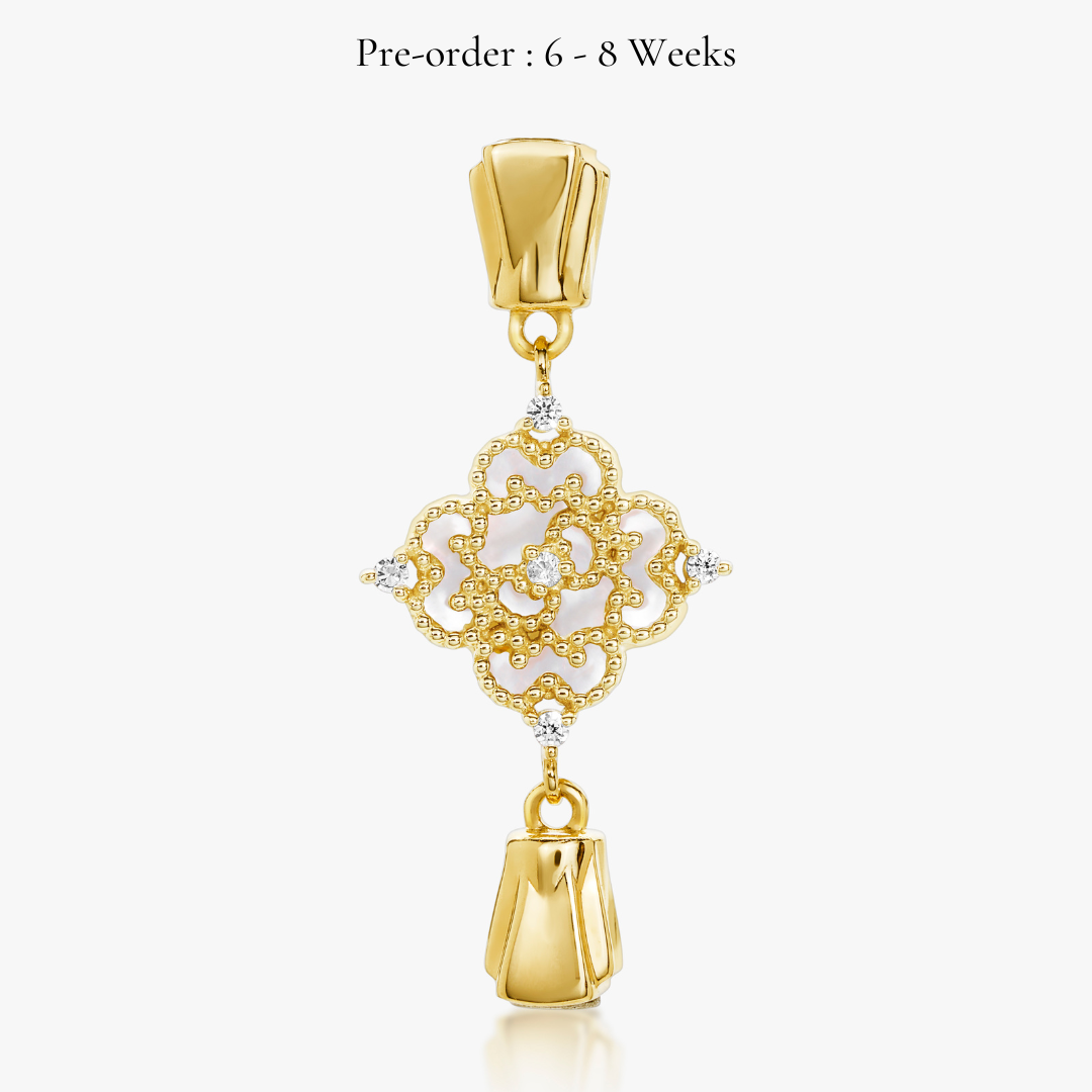 Blessings Mother of Pearl Duo (18K Gold) - Carrie K.
