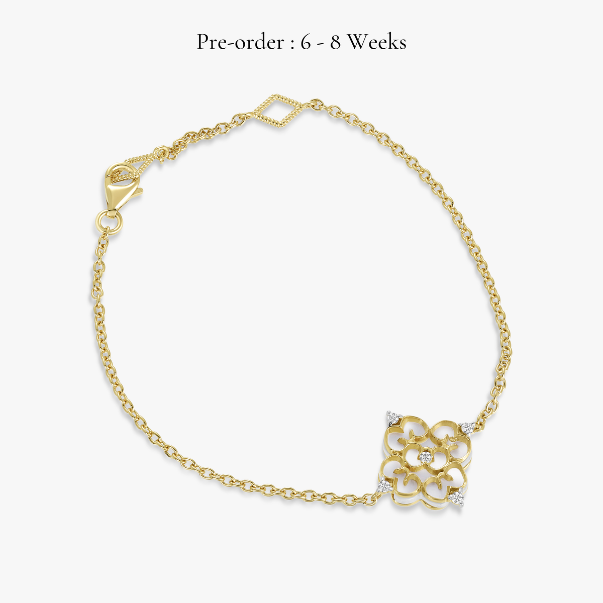 Blessings Mother of Pearl Bracelet (18K Gold) - Carrie K.