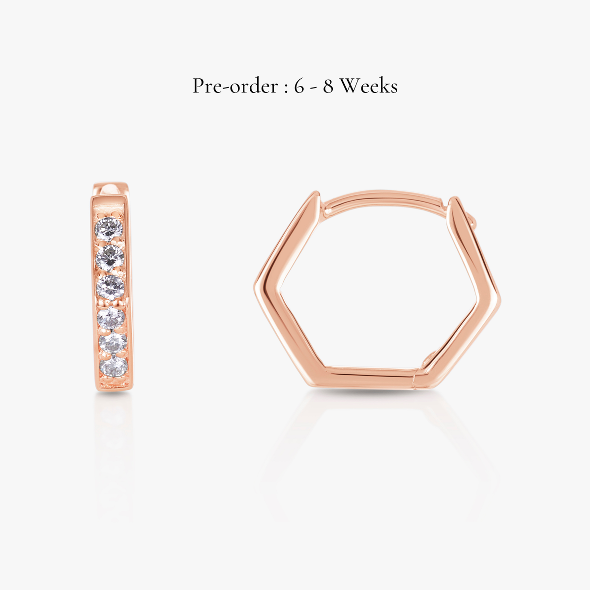 Baby Hexa Hoop (18K Gold) - Carrie K.