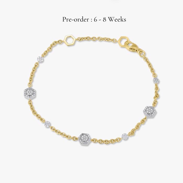 Hexa Halo Bracelet - Carrie K.