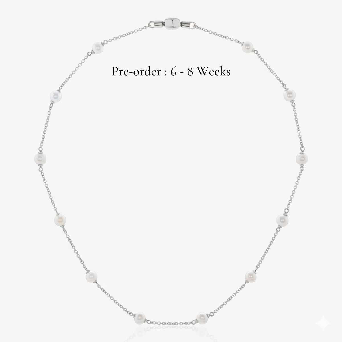 Pearl Chain Necklace 16-inch (14K Gold) - Carrie K.