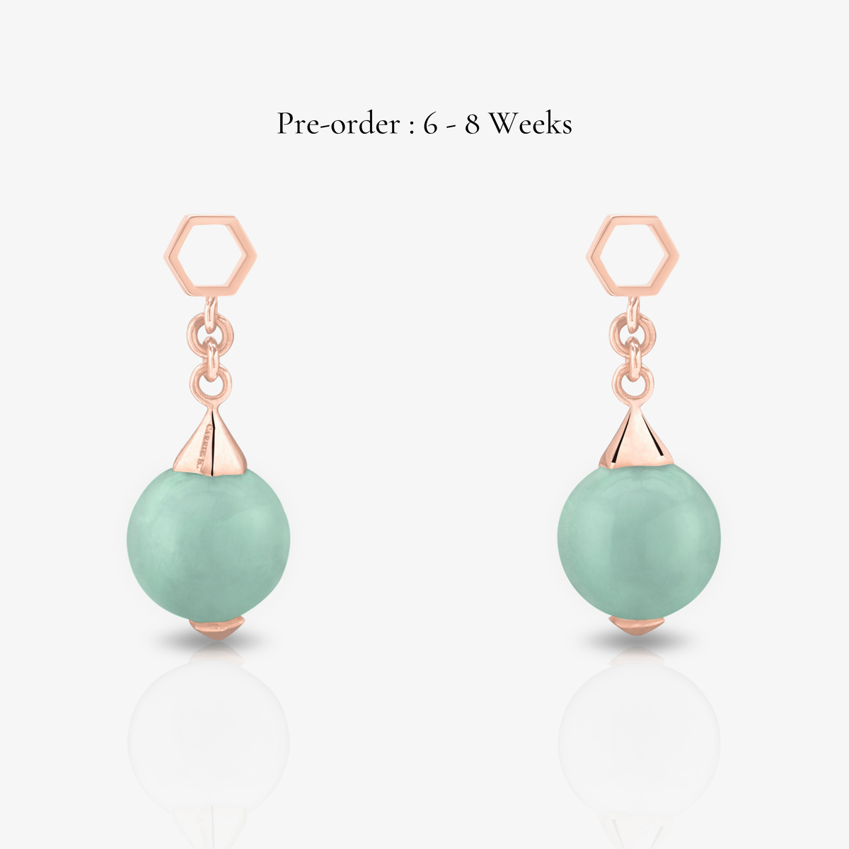 Jade Ear Drops (18K Gold) - Carrie K.