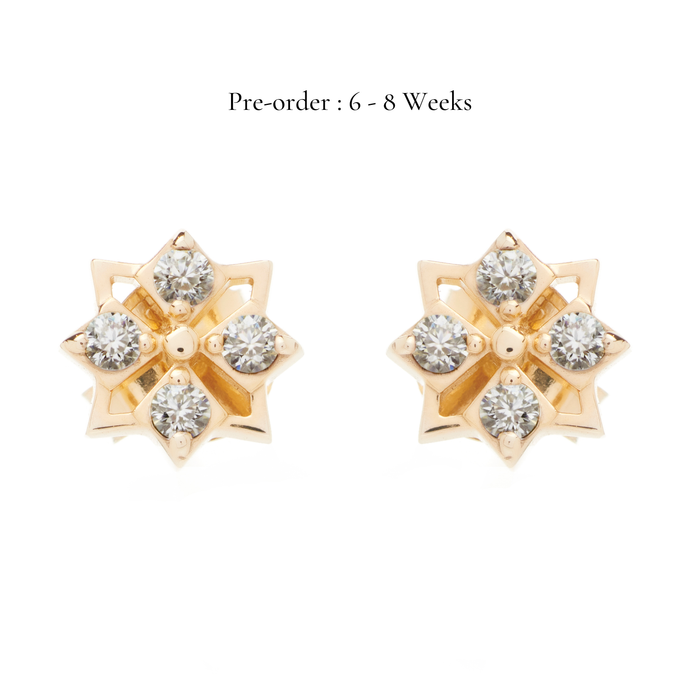 Star Mini Studs (18K Gold) - Carrie K.
