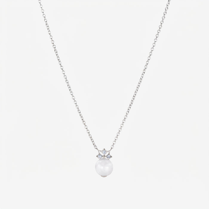 Star Mini Lavender Jade Bead Necklace (14K Gold) - Carrie K.