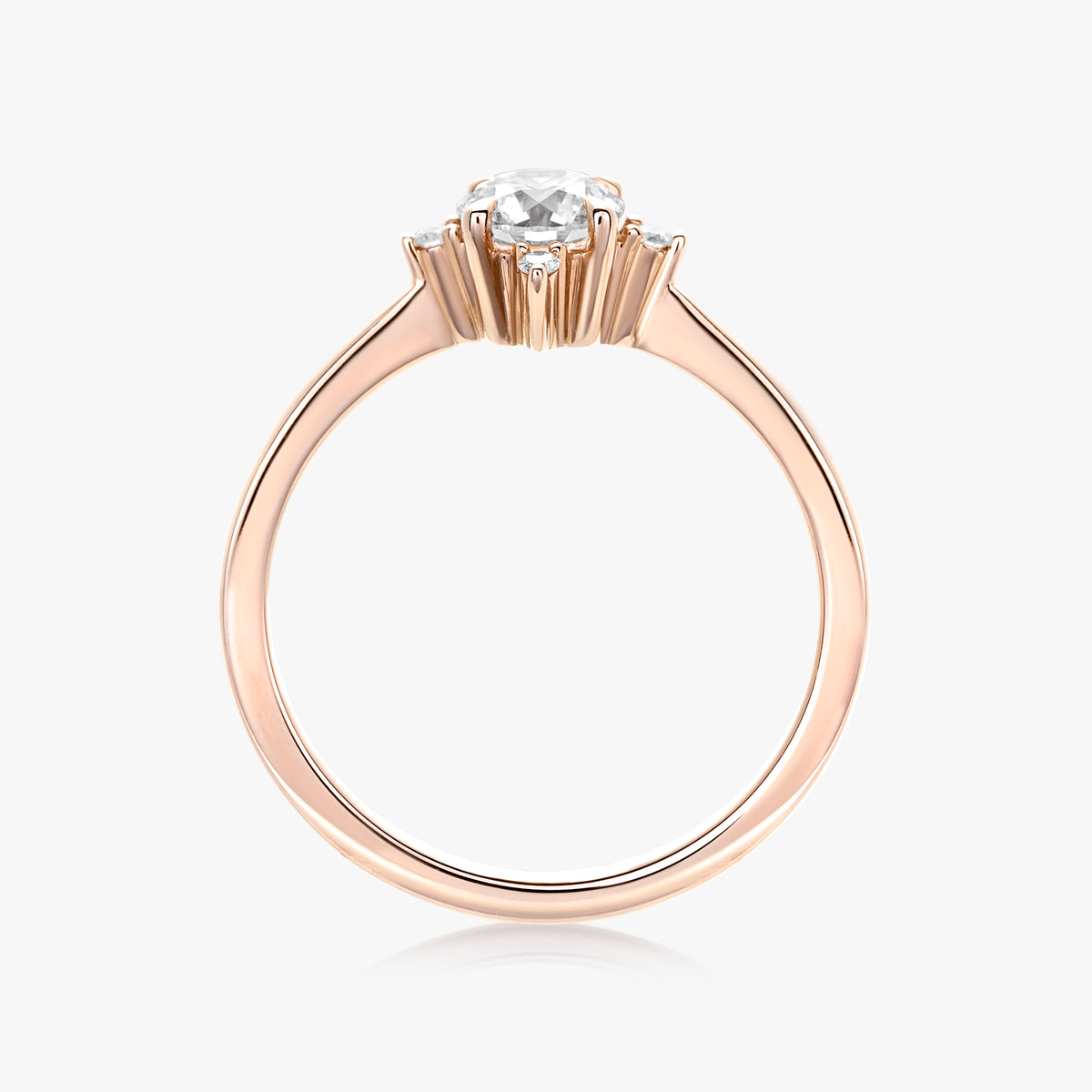 0.52ct Lab-Grown Diamond North Star Ring