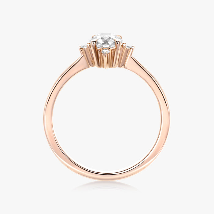 0.52ct Lab-Grown Diamond North Star Ring