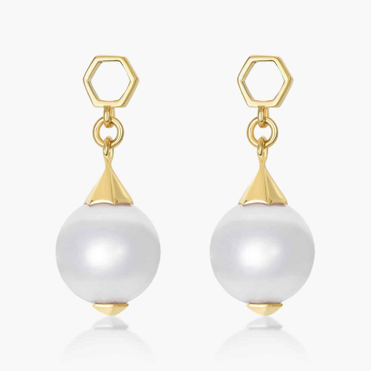 Pearl Ear Drops (14K Gold) - Carrie K.