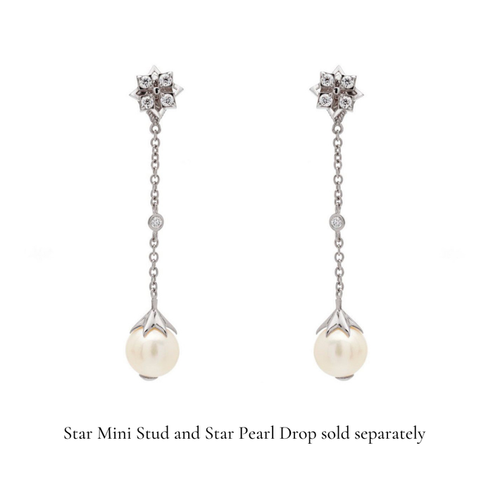 Pearl Long Drop (9K Gold) - Carrie K.