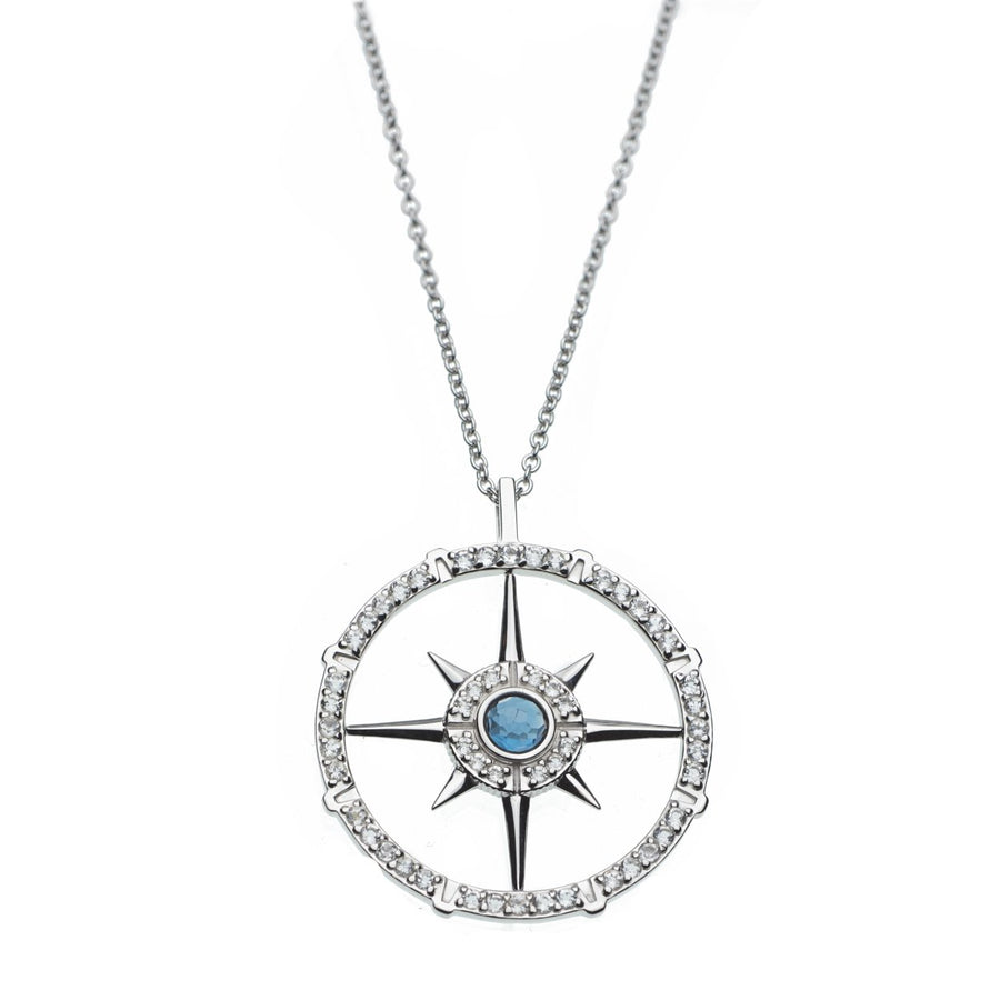 Compass Long Necklace - Carrie K. 