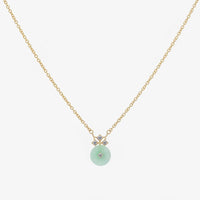 Star Mini Jade Necklace (14K Gold) - Carrie K.