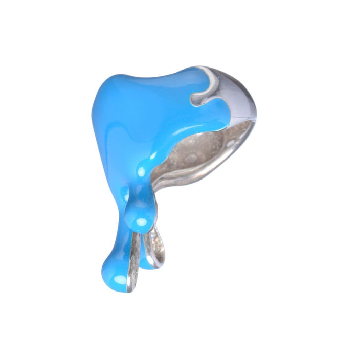 Spilled Cyan Ring - Carrie K.