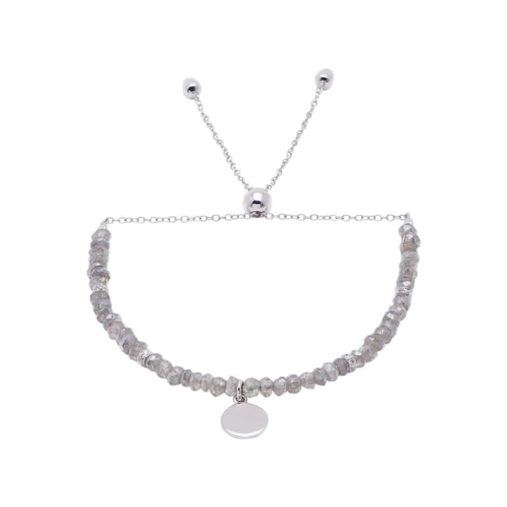 Bling Bar Silver Lucky Bracelet - Carrie K.