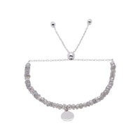 Bling Bar Silver Lucky Bracelet - Carrie K.