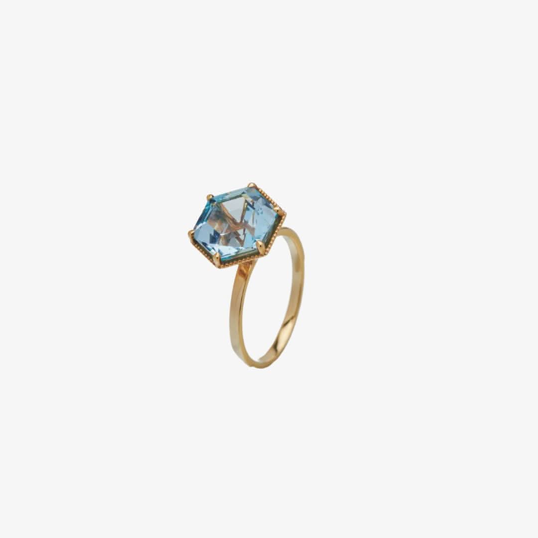 Hexa Ring (9K Gold) - Carrie K.