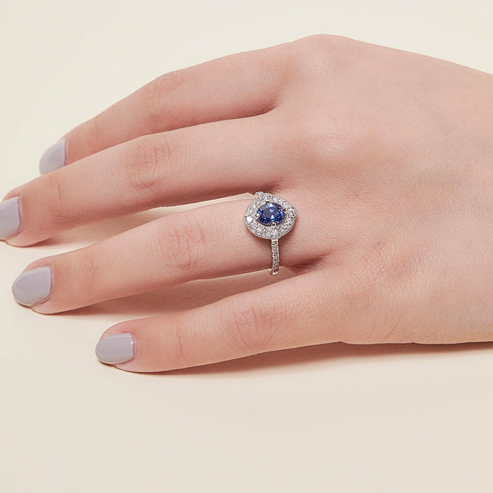 1.36ct Blue Sapphire Plenitude Ring - Carrie K. 