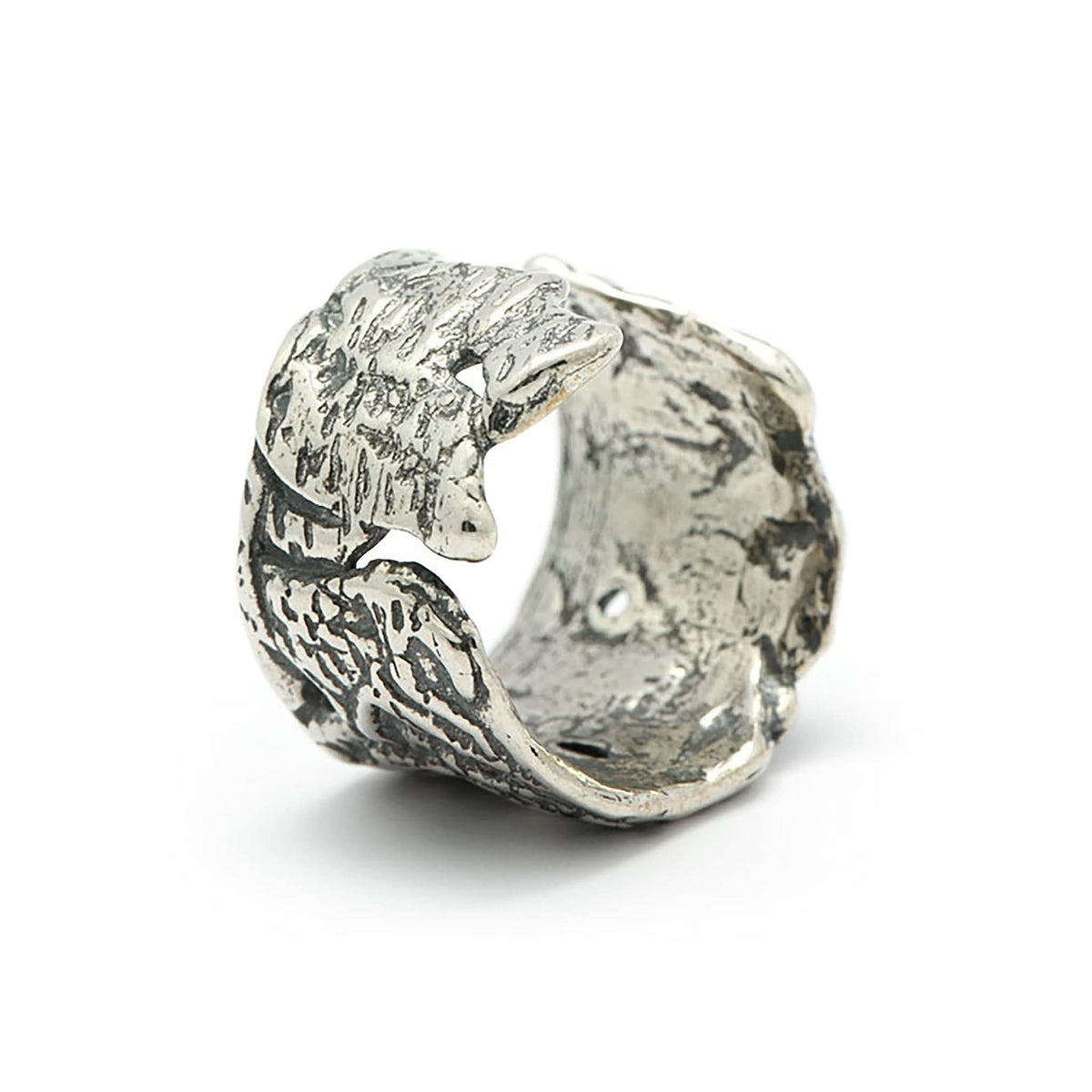 Silver Molten Wrap Ring - Carrie K.