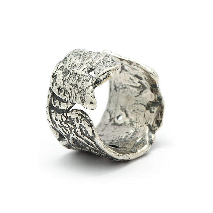 Silver Molten Wrap Ring - Carrie K.