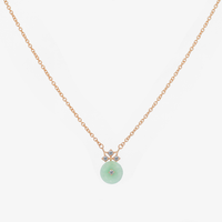 Star Mini Jade Necklace (14K Gold) - Carrie K.