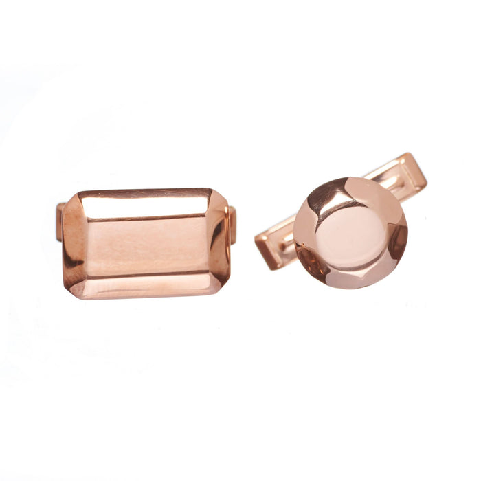 Gem Cut Cufflinks - Carrie K.