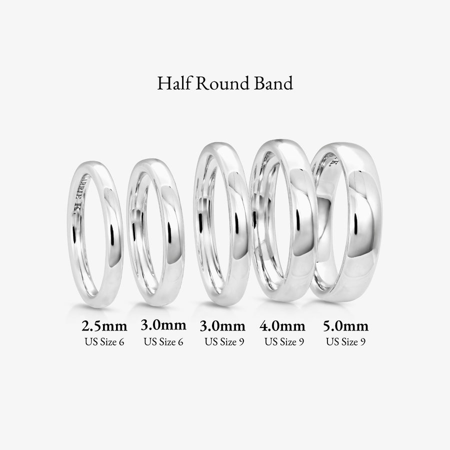 Half Round Band - 5.0mm - Carrie K. 