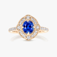1.36ct Blue Sapphire Plenitude Ring