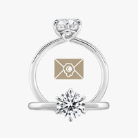 The Love Letter Ring With Tapered Band - Carrie K.