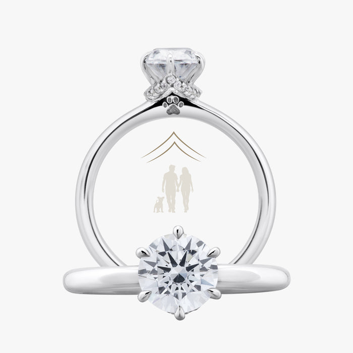 Home Ring With Straight Band