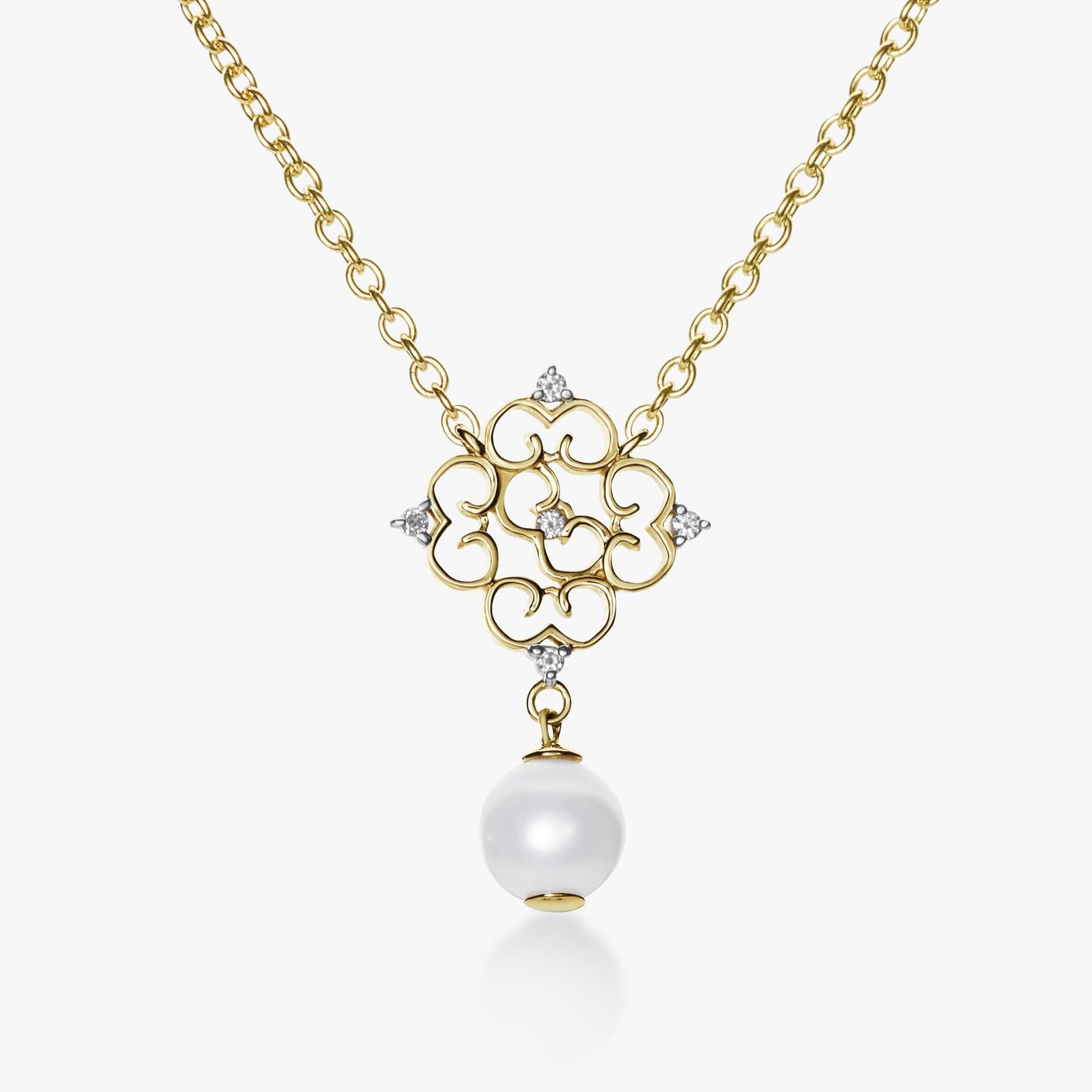 Blessings Pearl Necklace (14K Gold) - Carrie K. 