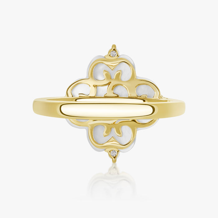 Blessings Mother of Pearl Ring (14K Gold) - Carrie K. 