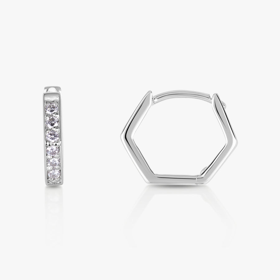 Baby Hexa Hoop (14K Gold) - Carrie K. 