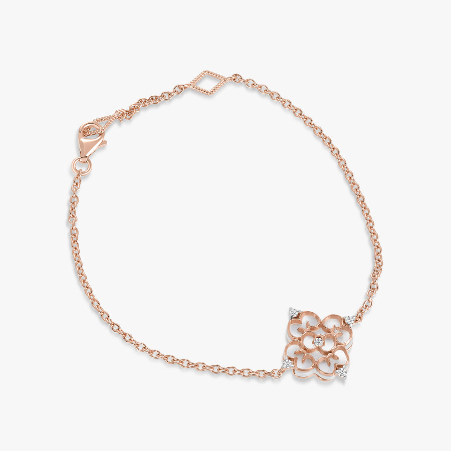 Blessings Mother of Pearl Bracelet (14K Gold) - Carrie K.