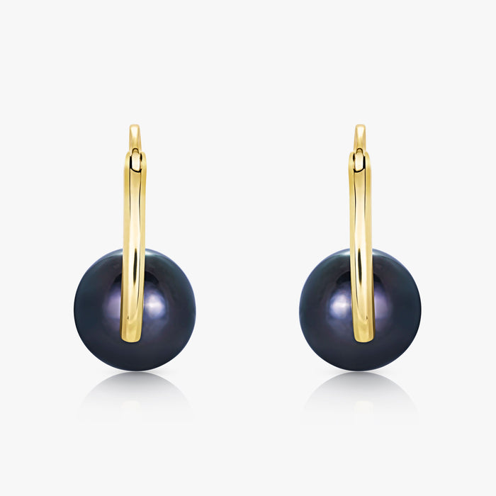 Tahitian Pearl Nuovo Earrings - Carrie K. 