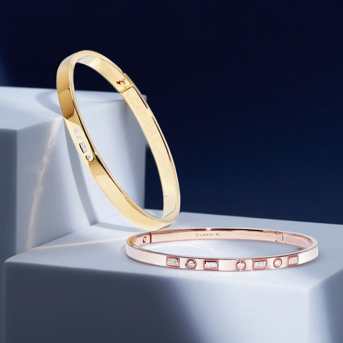 Code Edge Bangle - 4.0 mm - Carrie K. 