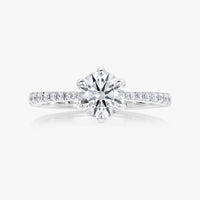 Lotus Pave Ring - Carrie K. 