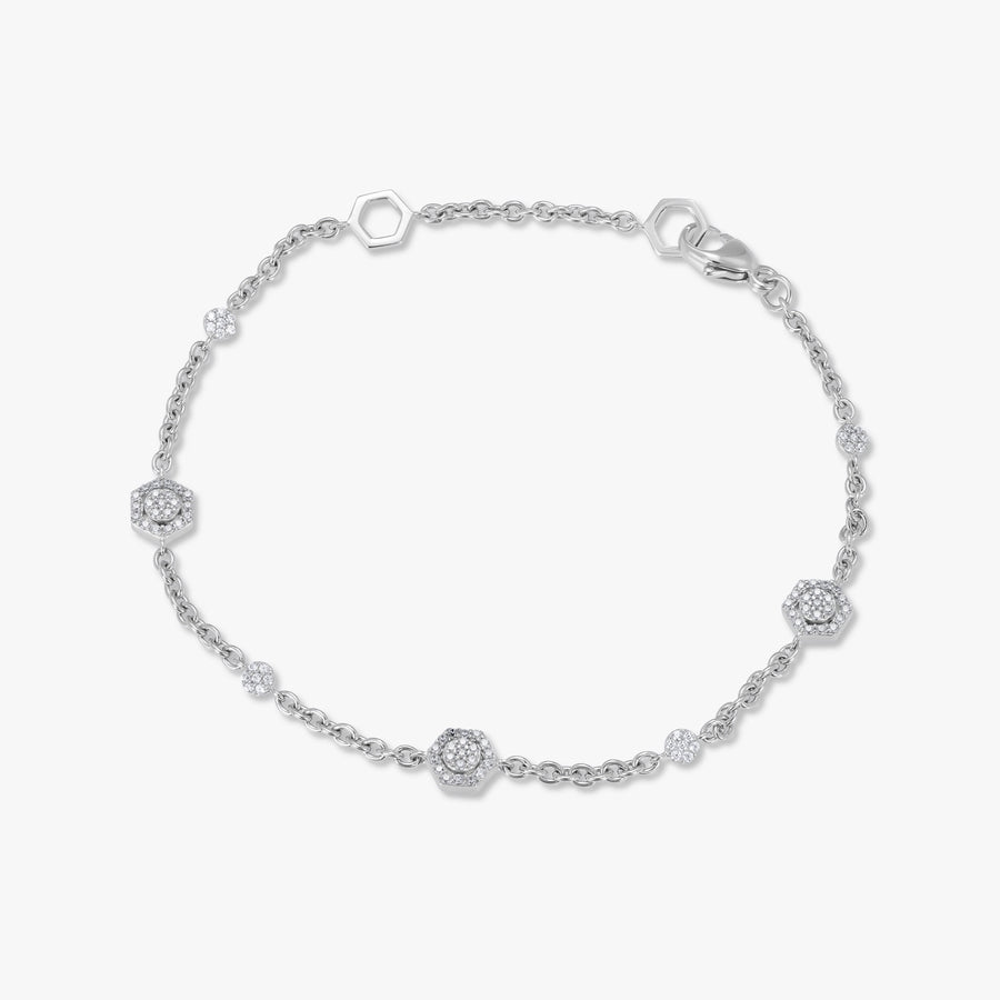 Hexa Halo Bracelet - Carrie K. 