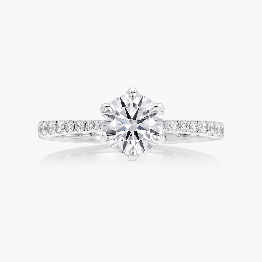 Lotus Pave Ring - Carrie K.