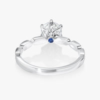 Nova Birthstone Art Deco Helix Ring - Carrie K. 